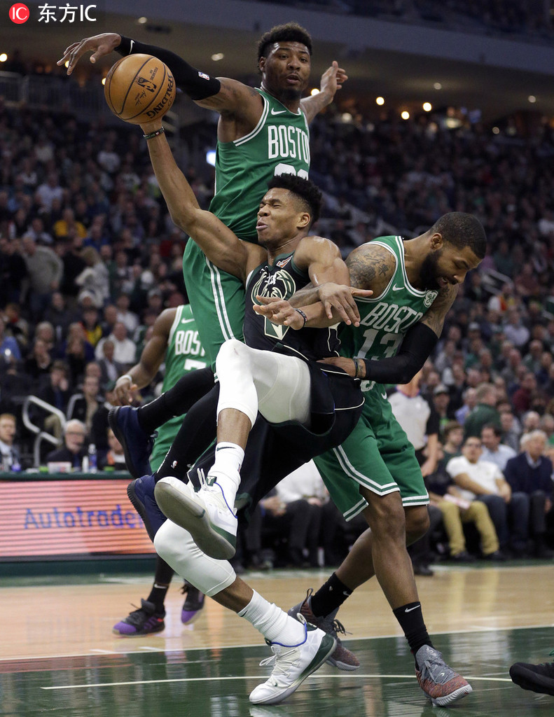 凯尔特人力克尼克斯，字母哥高光表现